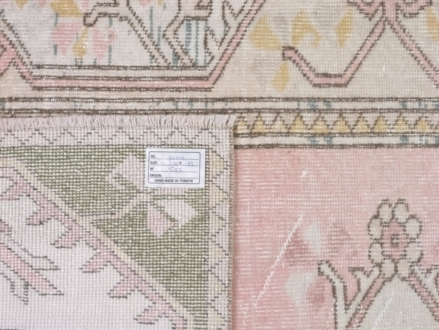 Neutral rug, 6x10 Oushak rug, Handmade Vintage rug, Turkish Oushak rug 6x10, Vintage Carpet rug, Turkey rug, Faded rug, Turkish carpet,10305