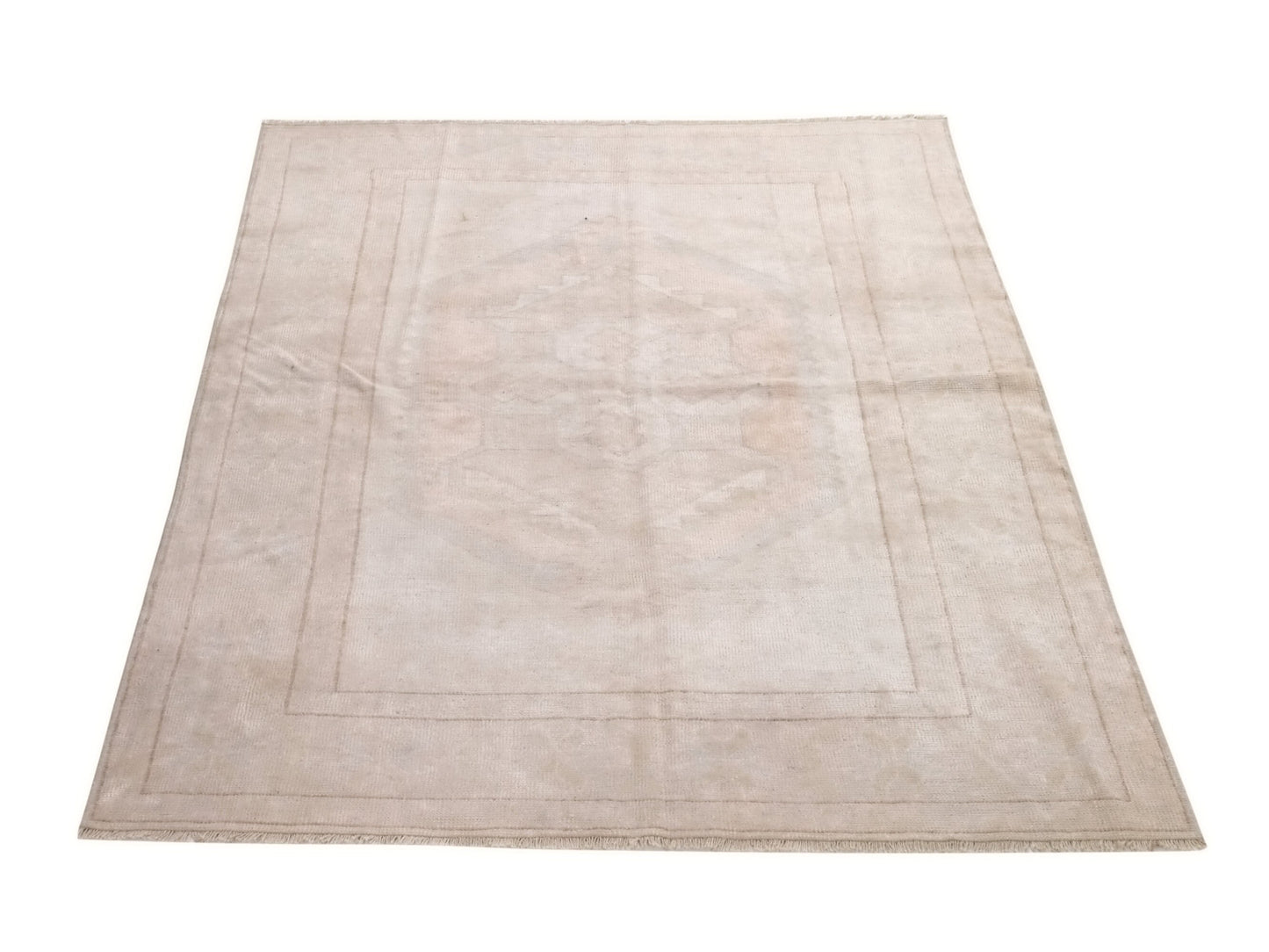 4x6 Turkish Vintage Oushak Rug, 4x6 Rug, Faded rug, Area rug, Neutral rug, Bedroom rug, One of a kind rug, Carpet rug, Anatolia rug, 10074