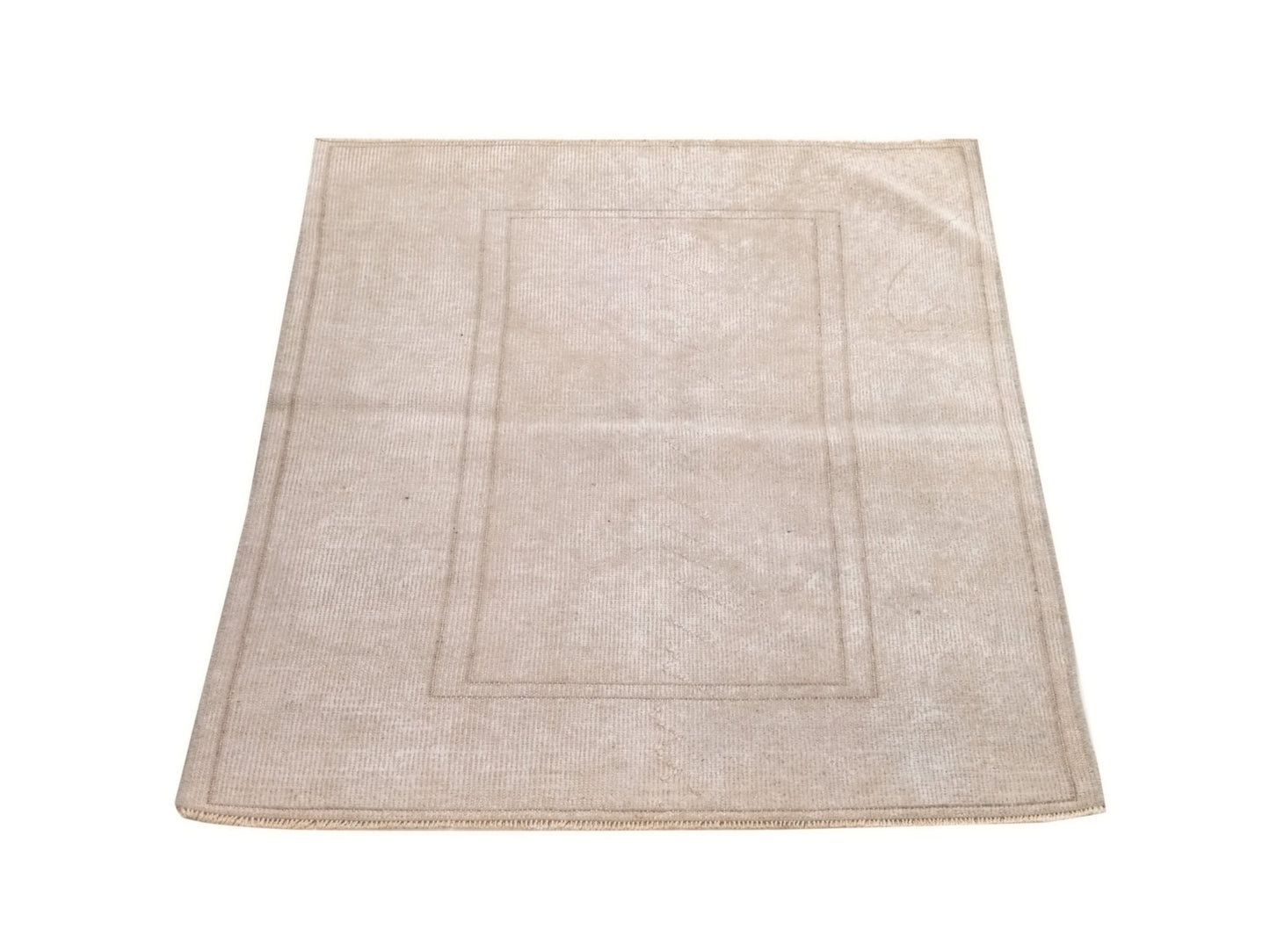 3x5 Beige Oushak Rug, Geometric Area rug, Turkish Carpet rug, Vintage Oushak Rug, Farmhouse rug, Neutral rug, Unique rug, Turkey rug,10063