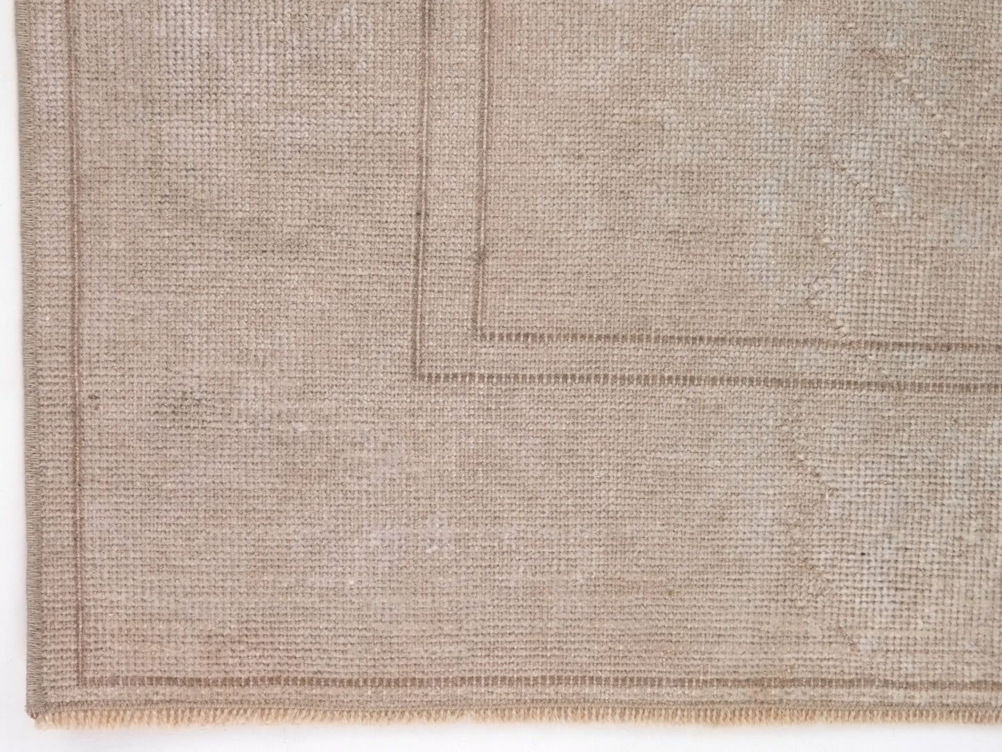 3x5 Beige Oushak Rug, Geometric Area rug, Turkish Carpet rug, Vintage Oushak Rug, Farmhouse rug, Neutral rug, Unique rug, Turkey rug,10063