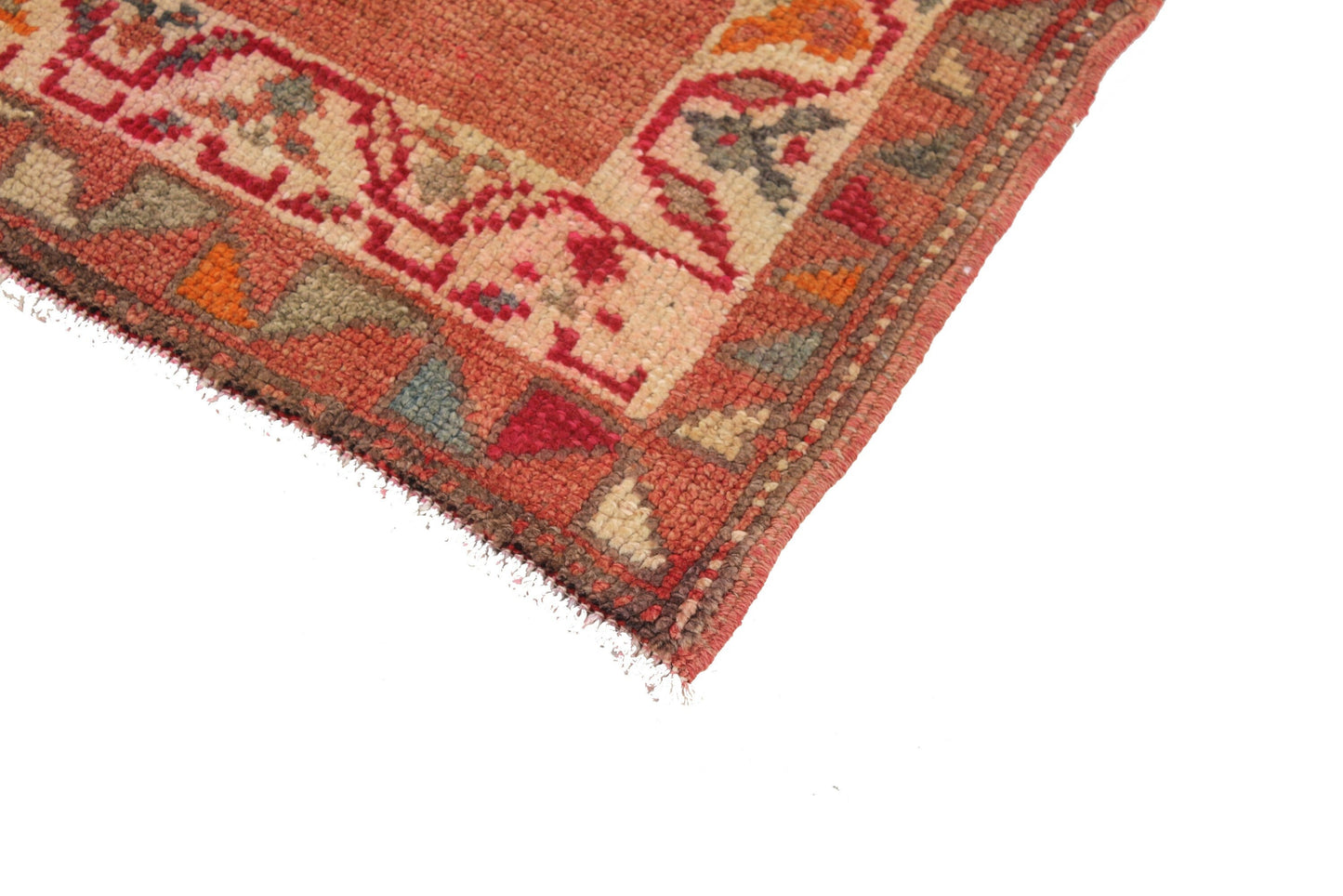 3x12 Boho Rug Runner, Long Runner Rug, Oushak runner, Vintage runner, Handmade Runner rug, Kitchen Rug, Hallway Runner - 5724