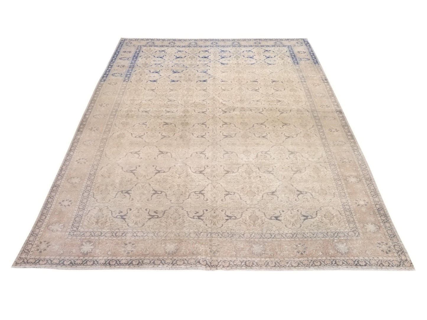 Oushak Rug, Area Rug, Carpet rug, Vintage rug, Handmade rug, Turkish rug, 7x9 rug, Distressed rug, One of a kind rug, Living room, 9475