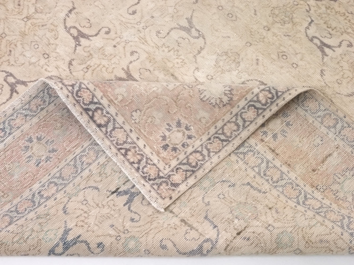 Oushak Rug, Area Rug, Carpet rug, Vintage rug, Handmade rug, Turkish rug, 7x9 rug, Distressed rug, One of a kind rug, Living room, 9475