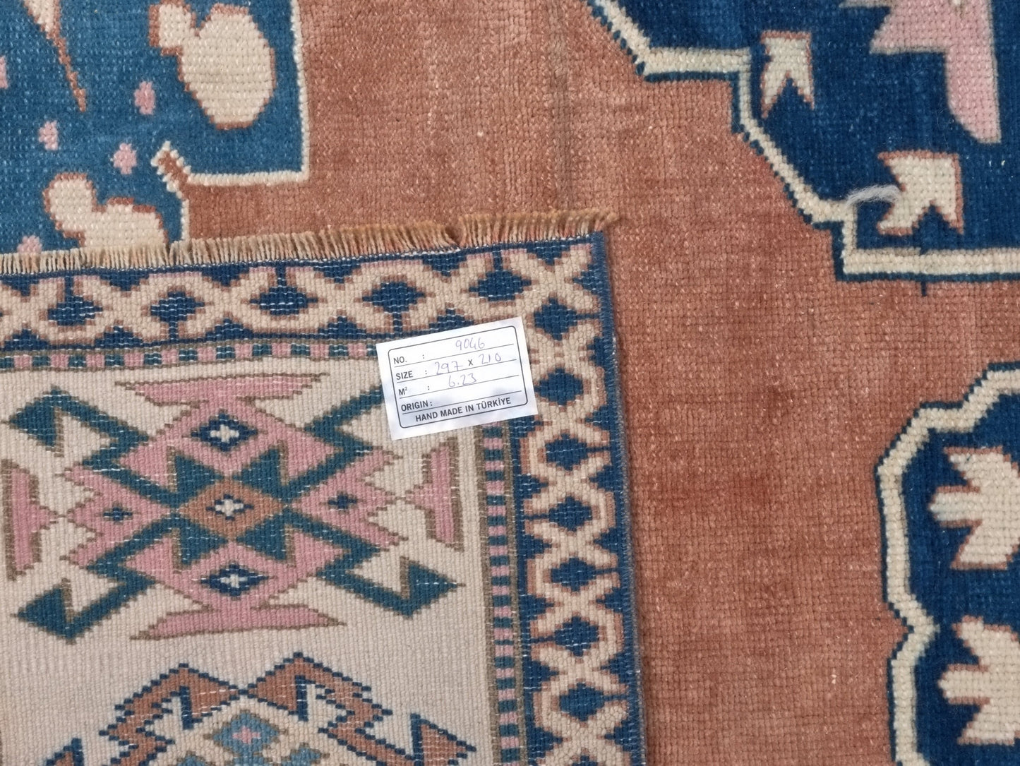 Turkish Oushak Rug, Vintage rug, Area rug, 7x10 Rug, Oushak Carpet, Vintage Carpet, Oriental rug, Bohemian rug, Living room, Turkey rug,9046