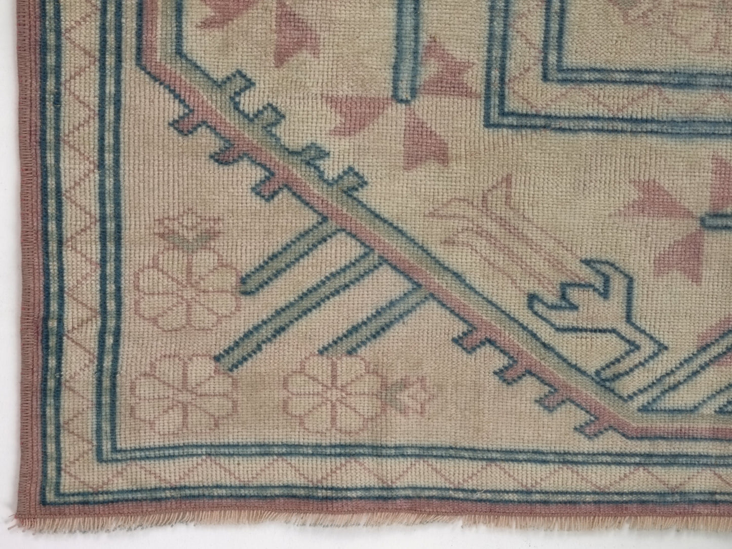 6x9 Oushak rug Boho,Neutral Turkish rug 7x9 ,Vintage rug, Eclectic rug, Carpet rug,Turkish carpet,Faded rug, Oushak carpet, Bedroom rug,8977