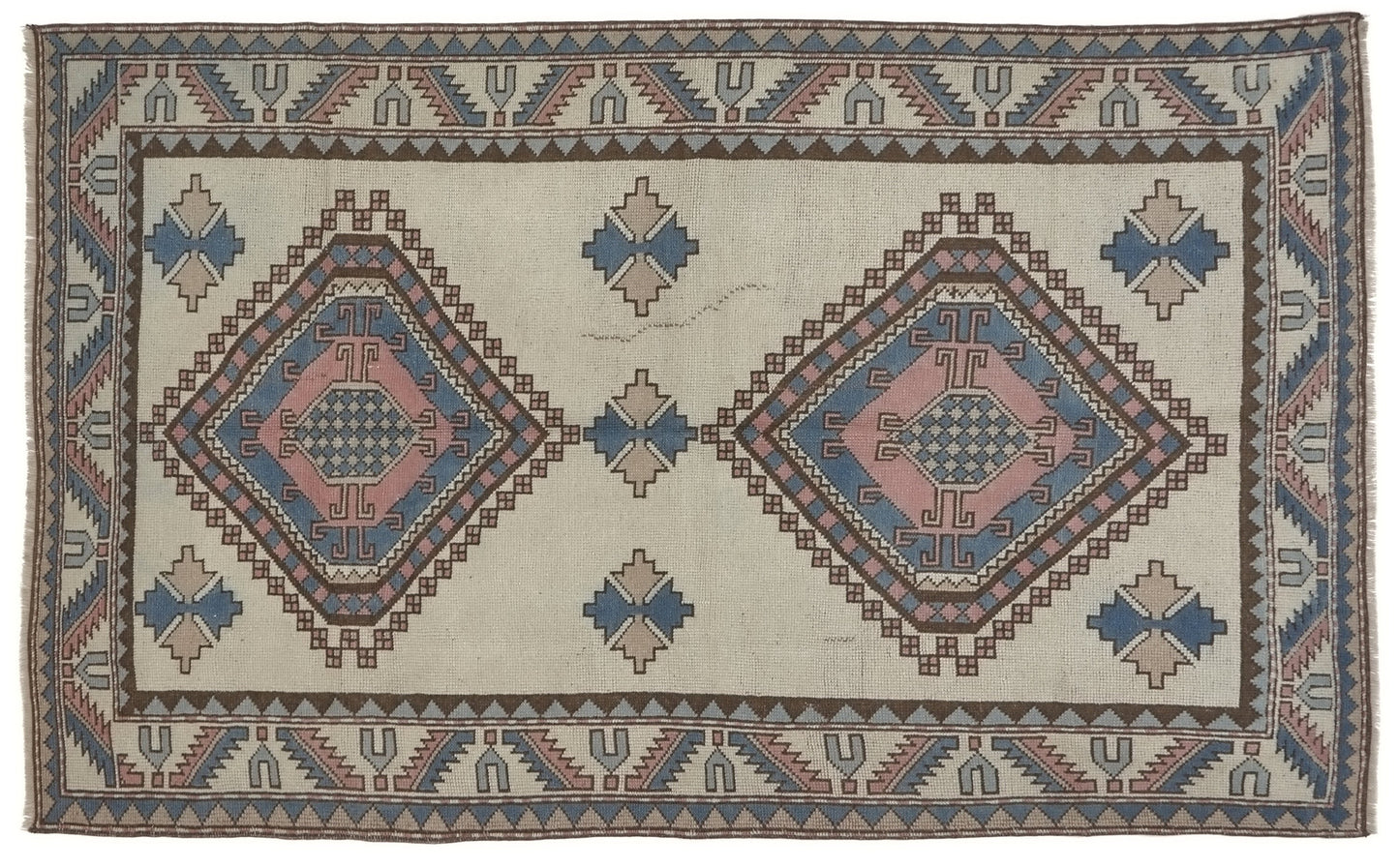 Oushak rug 5x8, Anatolia Turkish rug, Vintage Rug Natural, Bohemian rug, Neutral rug,Carpet rug 5x8, Made in Turkey, One of a kind rug, 8975