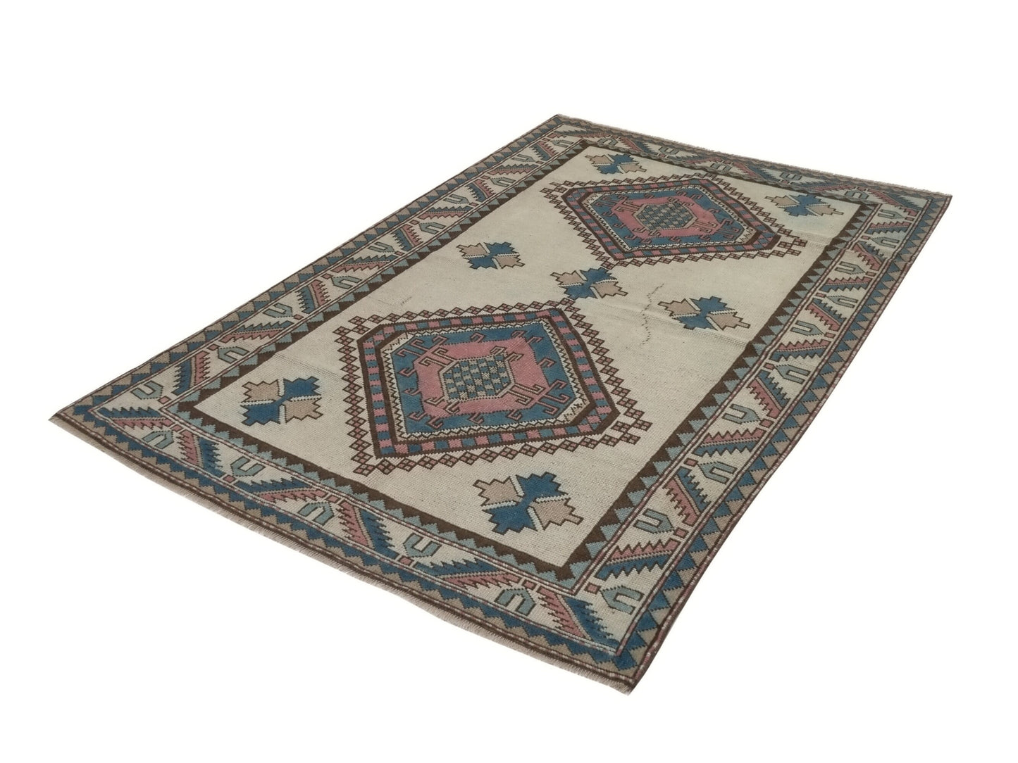 Oushak rug 5x8, Anatolia Turkish rug, Vintage Rug Natural, Bohemian rug, Neutral rug,Carpet rug 5x8, Made in Turkey, One of a kind rug, 8975