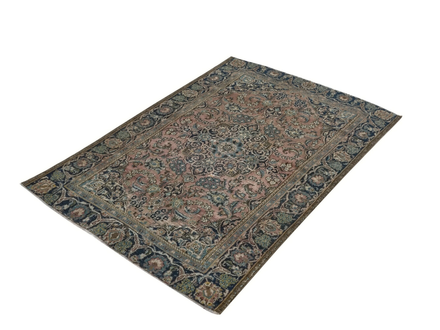 Persian Rug 4x6, Area rug, Oushak Rug, Vintage rug, Antique rug, Unique rug, Shabby Chic, Anatolia rug, Turkish Rug 4x6, Ethnic rug, 8944
