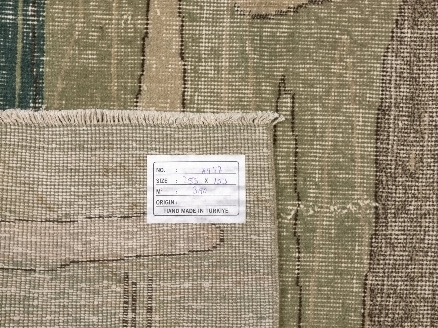 Turkish rug 5x8, Art deco Carpet rug, Oushak rug 5x8, Unique rug, Rare find Vintage rug, Turkey rug, Wool rug, One of a kind rug, 8957