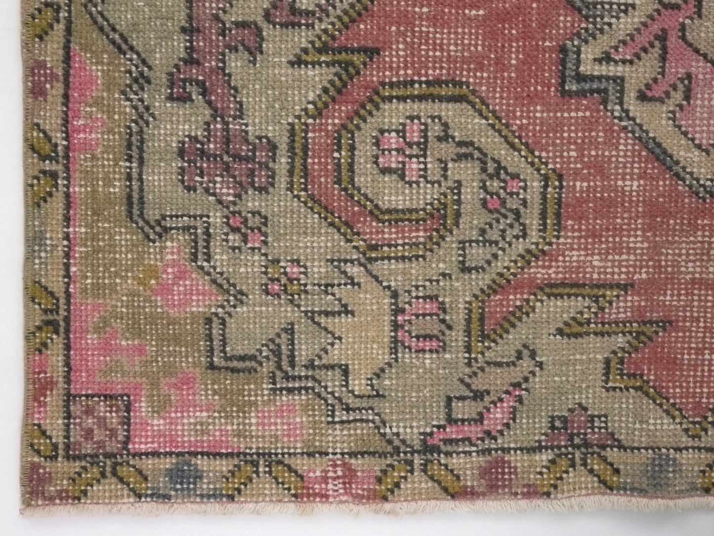 Turkish Rug 4x7, Boho Vintage rug, Oushak Rug 4x7, Area rug, Eclectic rug, Ethnic rug, Wool rug, One of a kind rug, Handmade rug, 8930