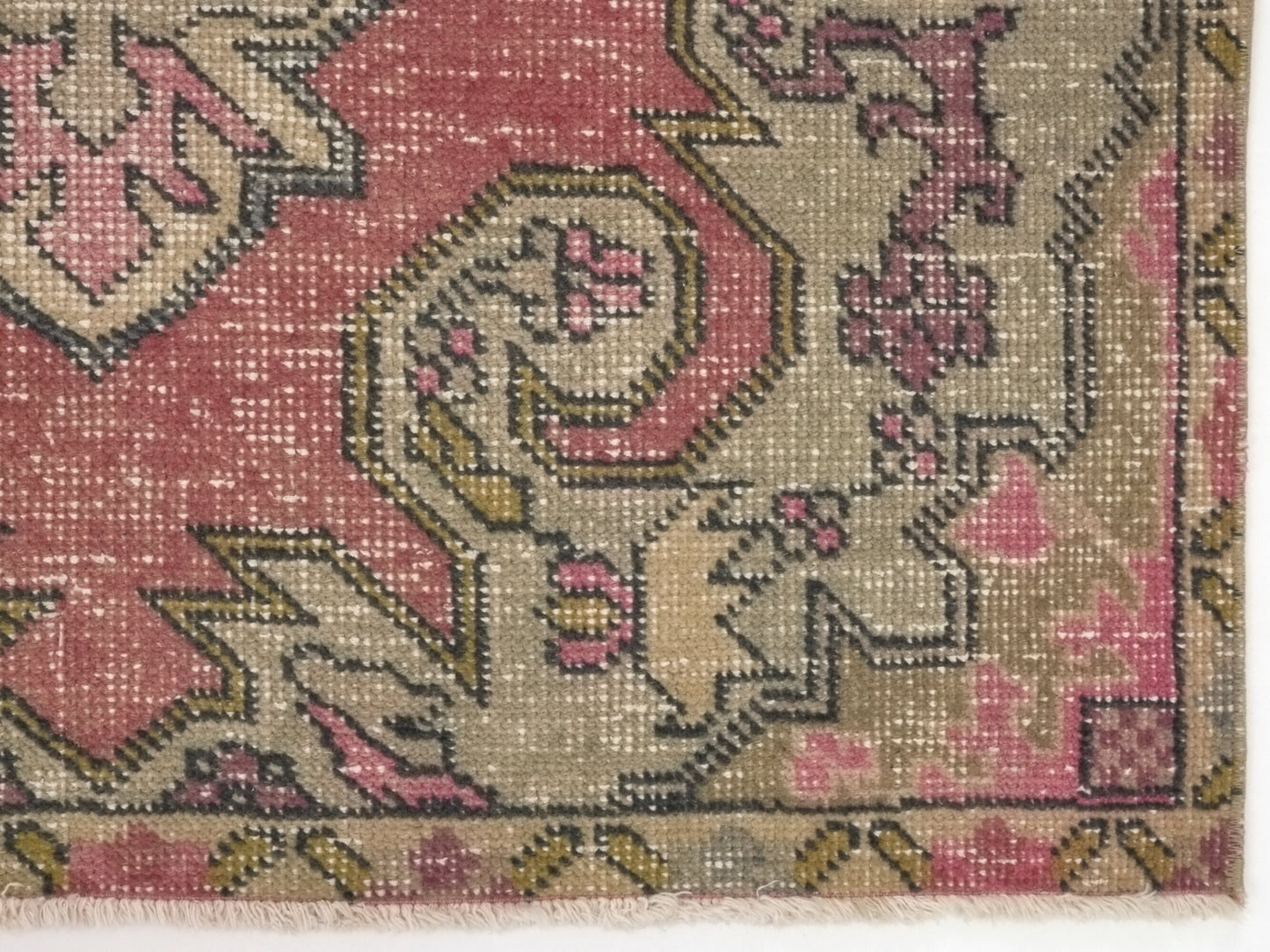 Turkish Rug 4x7, Boho Vintage rug, Oushak Rug 4x7, Area rug, Eclectic rug, Ethnic rug, Wool rug, One of a kind rug, Handmade rug, 8930