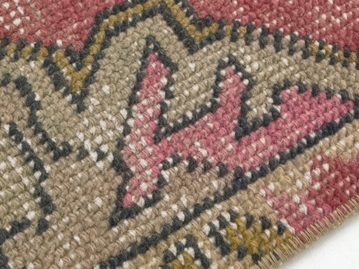 Turkish Rug 4x7, Boho Vintage rug, Oushak Rug 4x7, Area rug, Eclectic rug, Ethnic rug, Wool rug, One of a kind rug, Handmade rug, 8930