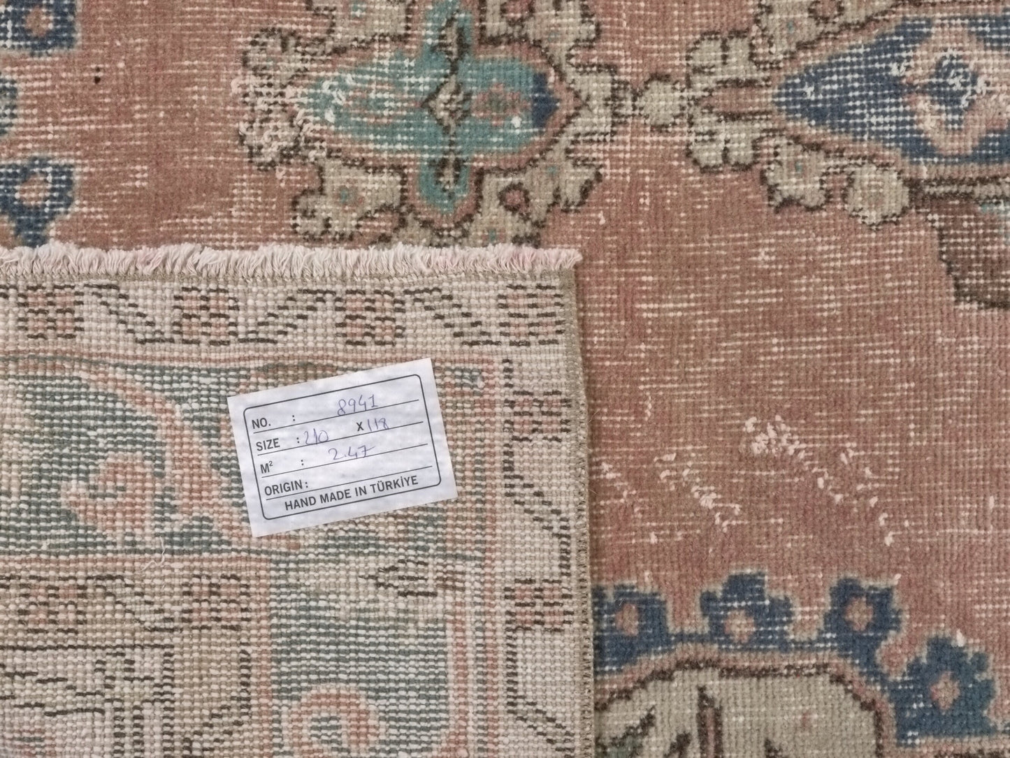 Bohemian Rug, Oushak Carpet rug, Turkish Rug, Vintage Rug, Bedroom rug, Turkey rug, Ethnic rug, 4x7 Rug, Hand Knotted rug, Carpet rug, 8941