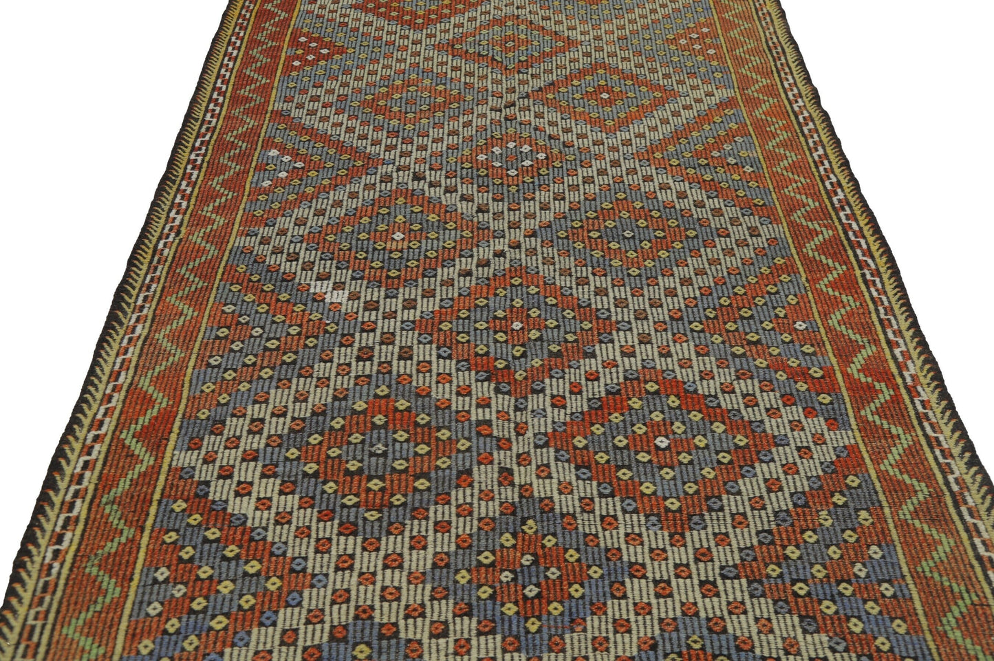 Turkish Kilim, Vintage Kilim Rug 4x7, Handmade Antique Eclectic Kilim Rug, Kilim Rug, Rug Kilim, Bohemian Rug, Wool Rug, Bedroom Rug, 8146
