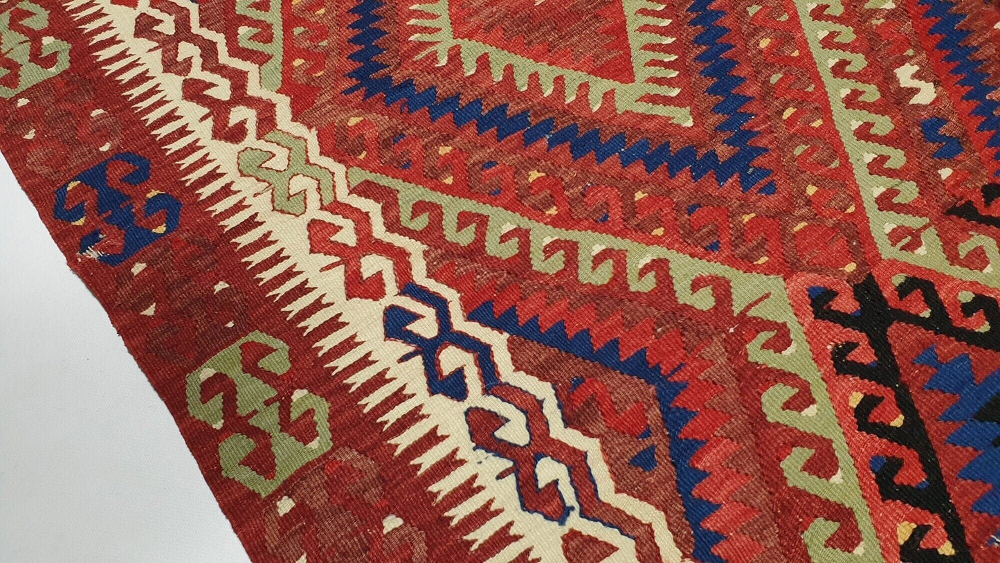 Kilim Rug 5x8, Turkish Kilim Rug, Vintage Muted Kilim Rug, Handmade Bohemian Kilim Rug, Area Antique Kilim Rug, Wool Rug, Bedroom Rug, 2378