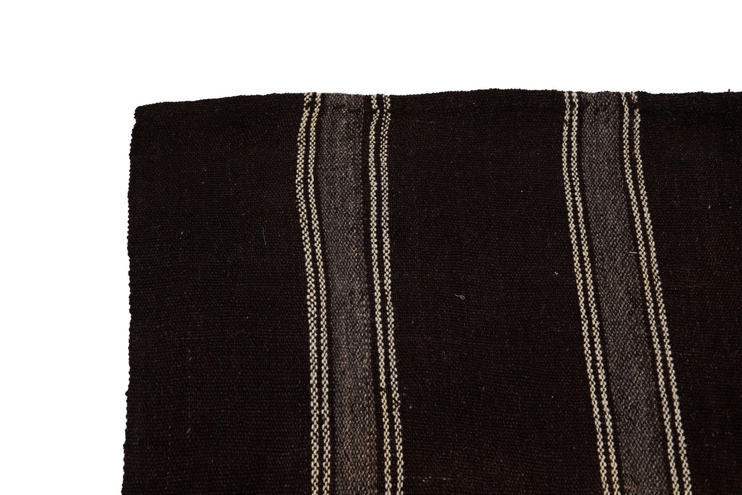 Brown Kilim Rug ,Vintage Kilim Striped ,Turkish Kilim Flat Weave , Kilim Rug 7x10, Area Rug, Traditional, Living Room, 7153