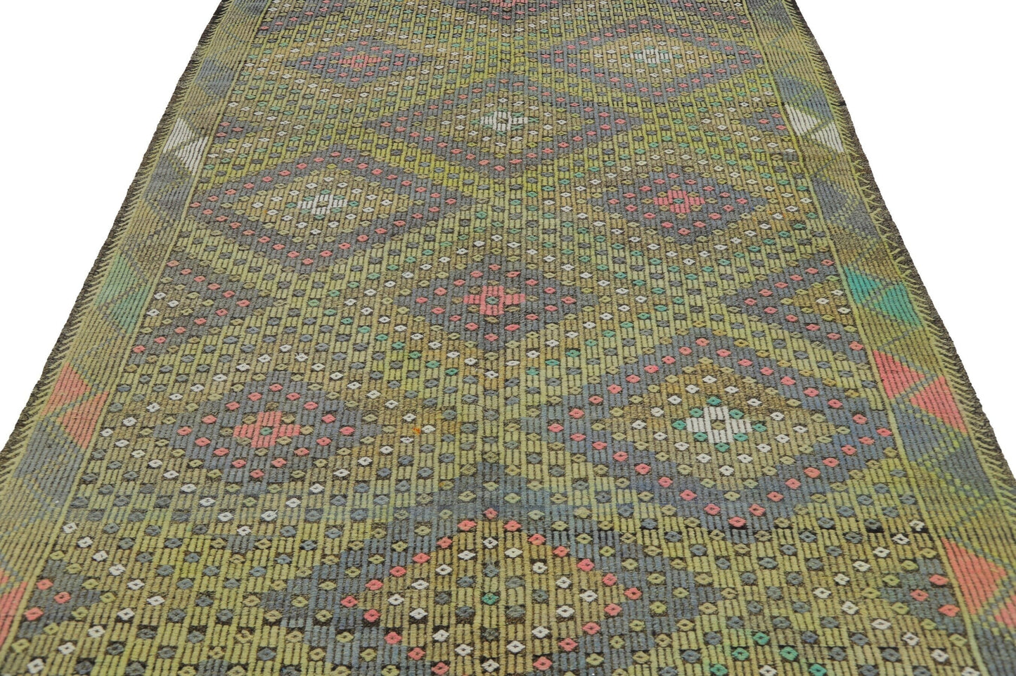 Kilim Rug 6x11, Turkish Kilim Rug, Vintage Muted Kilim Rug, Area Eclectic Kilim Rug, Traditional Rug, Handmade Bohemian Kilim Rug, 8123
