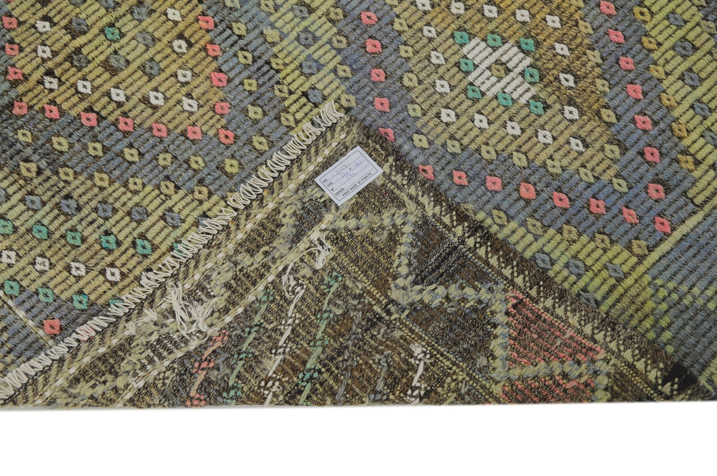 Kilim Rug 6x11, Turkish Kilim Rug, Vintage Muted Kilim Rug, Area Eclectic Kilim Rug, Traditional Rug, Handmade Bohemian Kilim Rug, 8123