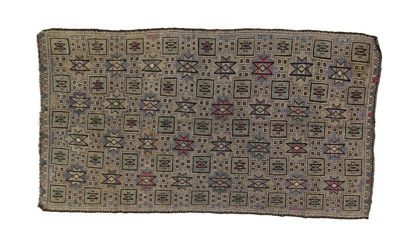 Kilim Rug 5x8, Turkish Kilim Rug, Vintage Antique Kilim Rug, Area Kilim Rug, Bedroom Rug, Handmade Faded Kilim Rug, Rug Kilim, 4124