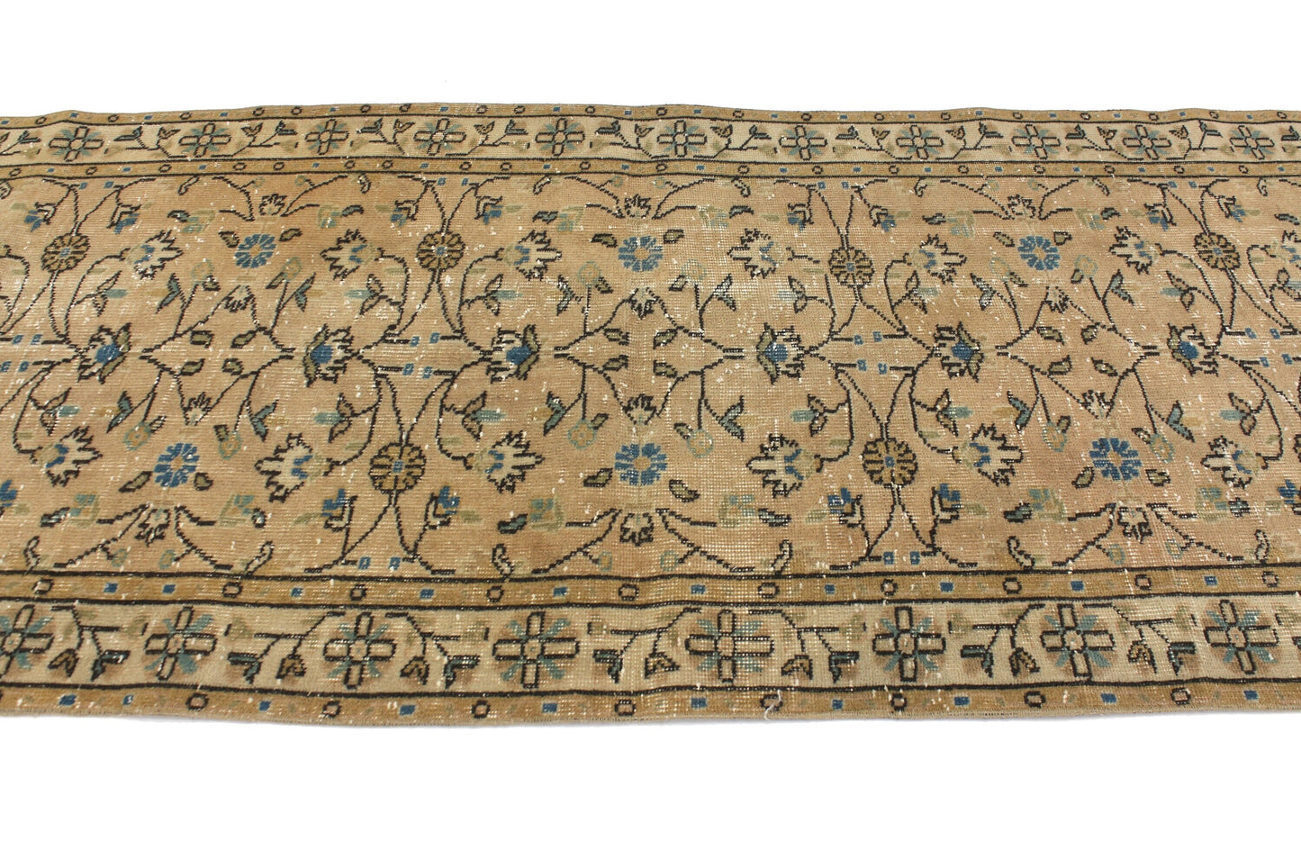 Oushak runner neutral, Turkish runner, Runner rug, Carpet runner, Vintage rug runner, Beige runner rug,Runner rug 3x11, Hallway rug,1695