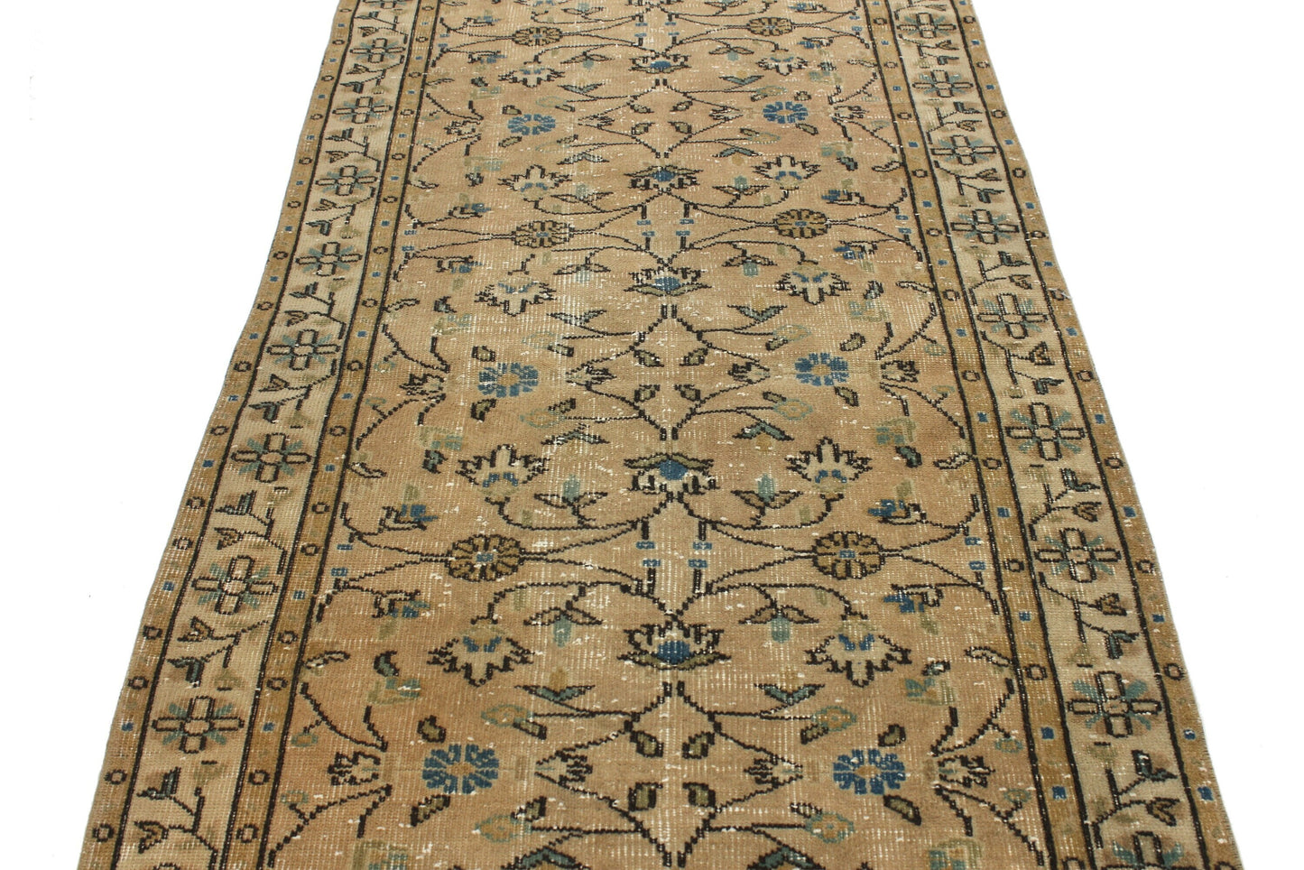 Oushak runner neutral, Turkish runner, Runner rug, Carpet runner, Vintage rug runner, Beige runner rug,Runner rug 3x11, Hallway rug,1695