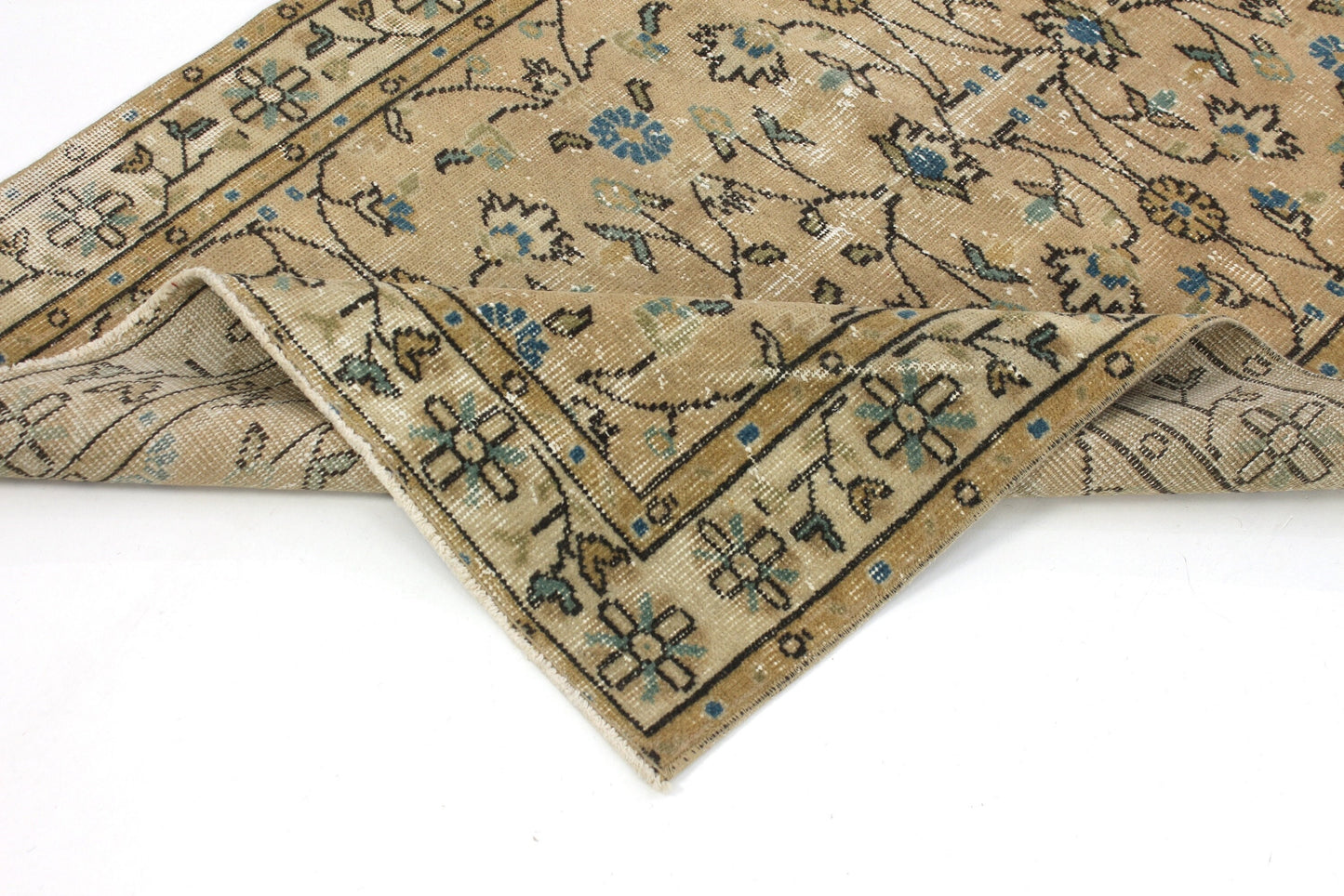 Oushak runner neutral, Turkish runner, Runner rug, Carpet runner, Vintage rug runner, Beige runner rug,Runner rug 3x11, Hallway rug,1695