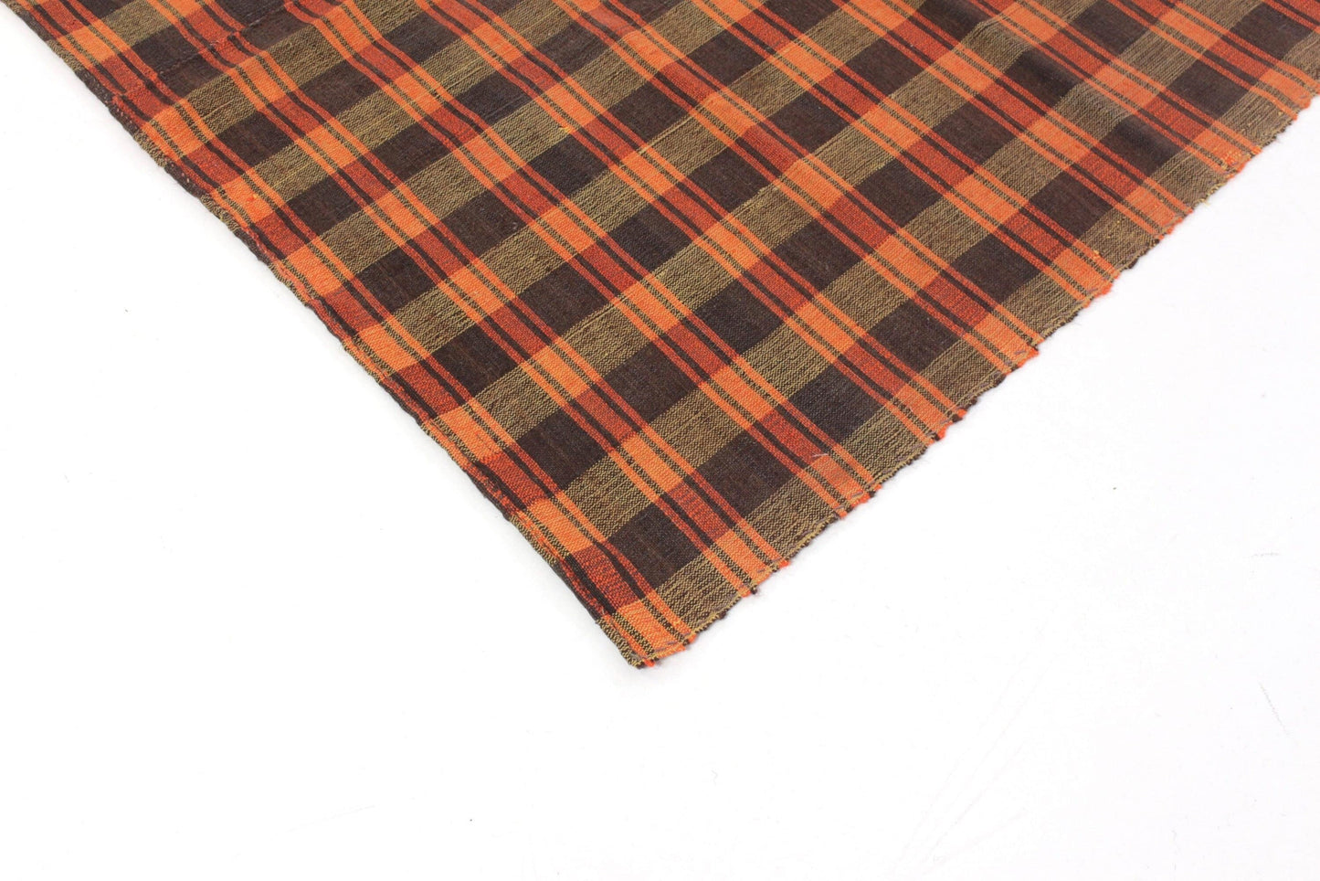 Kilim Rug 6x12, Handmade Plaid Kilim Rug, Area Faded Kilim Rug, Vintage Kilim Rug, Living Room Rug, Bohemian Rug, Turkish Kilim Rug, 5685