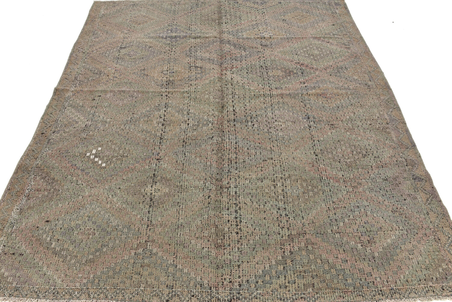 Vintage Kilim 6x9, Turkish Eclectic Kilim Rug, Handmade Muted Kilim Rug, Area Floor Kilim Rug,Bohemian Rug, Living Room Rug, Rug Kilim, 3239