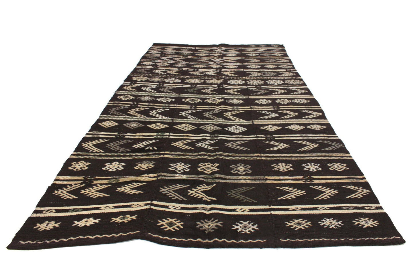 Turkish Kilim Rug 6x12, Vintage Kilim Rug, Handmade Area Kilim Rug, Primitive Rug, Goat Hair Rug, Living Room Rug, Rug Kilim, Wool Rug, 5997