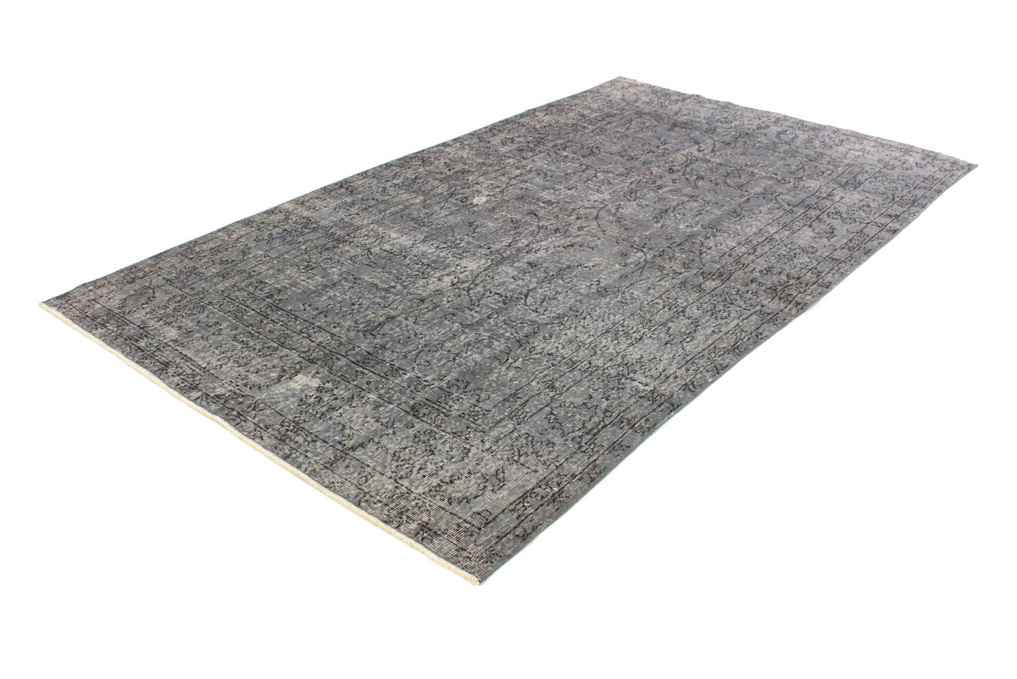 Rug 5x8, Turkish Rug, Vintage Rug, Oushak Rug, Overdye Rug, Gray Rug, Turkish Carpet, Floral Rug, Area Rug, Vintage Carpet ,Carpet Rug, 3281
