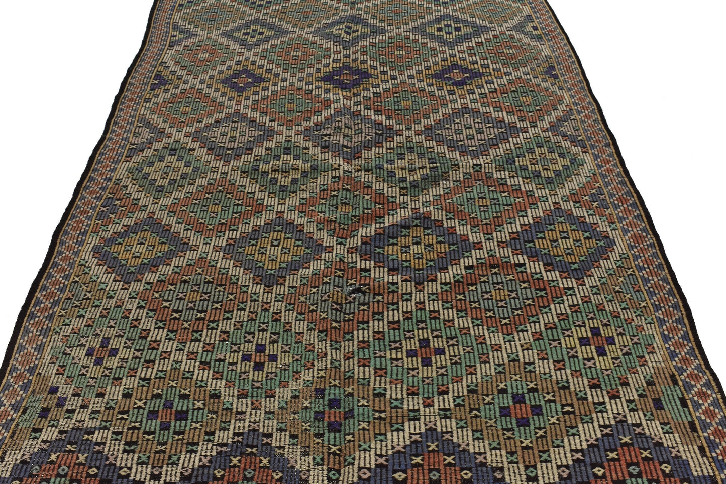 Vintage Kilim 5x11, Handmade Antique Kilim Rug, Area Neutral Kilim Rug, Turkish Faded Kilim Rug, Living Room Rug, Flat Weave Rug, 3196