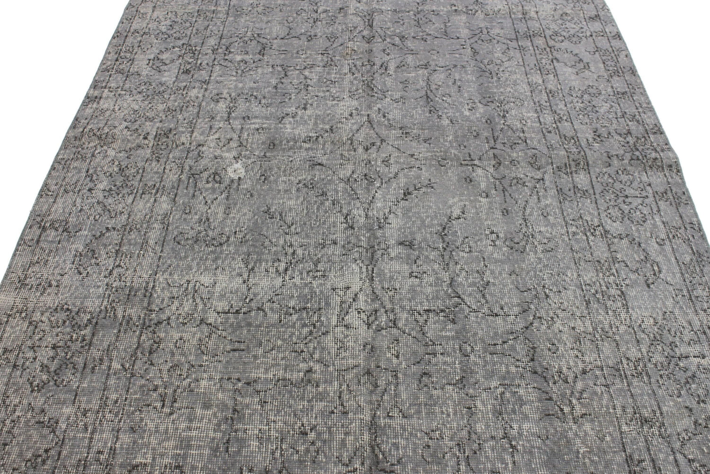 Rug 5x8, Turkish Rug, Vintage Rug, Oushak Rug, Overdye Rug, Gray Rug, Turkish Carpet, Floral Rug, Area Rug, Vintage Carpet ,Carpet Rug, 3281