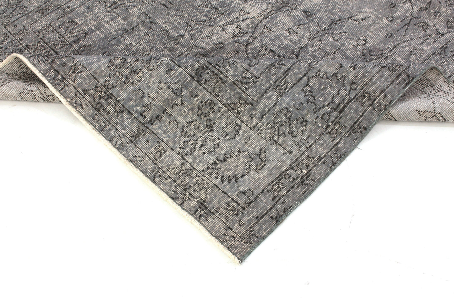 Rug 5x8, Turkish Rug, Vintage Rug, Oushak Rug, Overdye Rug, Gray Rug, Turkish Carpet, Floral Rug, Area Rug, Vintage Carpet ,Carpet Rug, 3281