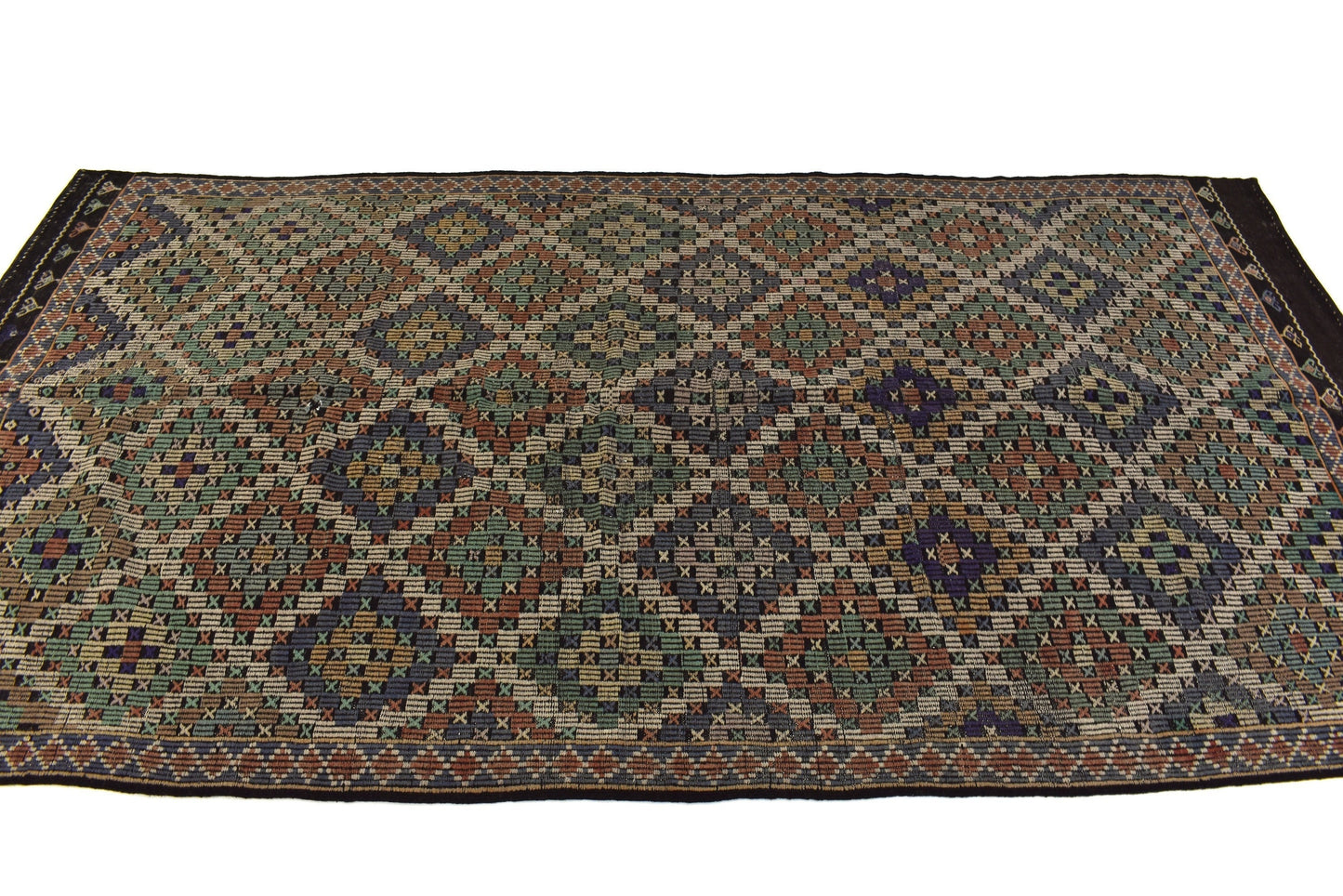 Vintage Kilim 5x11, Handmade Antique Kilim Rug, Area Neutral Kilim Rug, Turkish Faded Kilim Rug, Living Room Rug, Flat Weave Rug, 3196