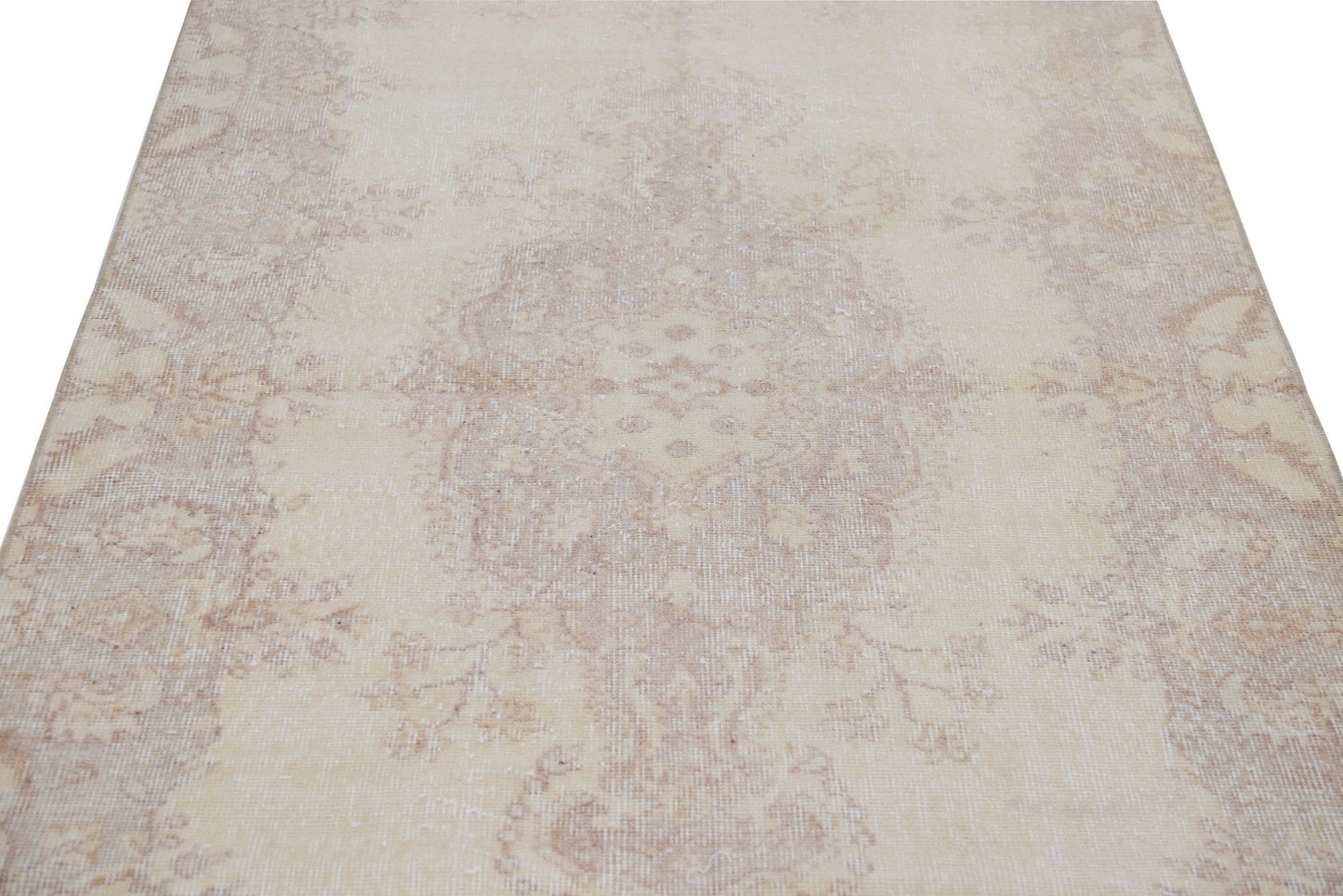 Oushak rug,Turkish rug,Vintage rug,Small rug,Bedroom rug,Small Oushak rug,Faded rug,Beige rug 4x7,Vintage Turkish Oushak rug 4x7,7121
