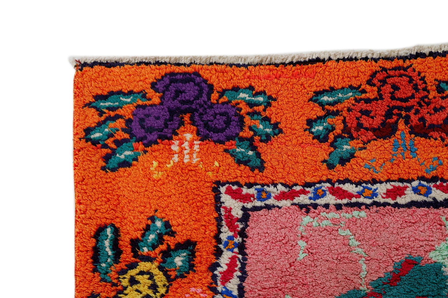 3x13 Rug runner, Turkish runner, Oushak runner, Office rug, Vintage runner, Handmade Rug ,One of a kind rug, Hallway rug, Kitchen rug,7226