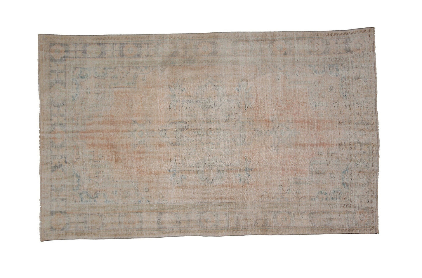 Distressed Vintage rug, 7x10 Oushak Rug ,Turkish rug ,Faded rug, Wool rug, Antique rug,Unique rug,Muted rug,Living room rug,Turkey rug, 7761