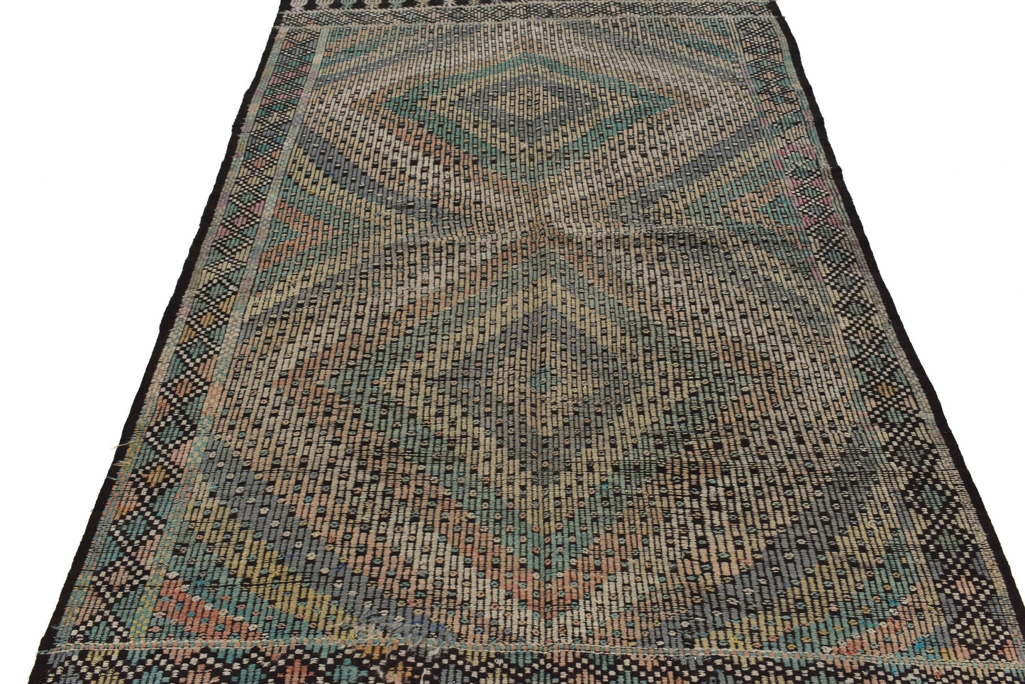 Kilim Rug 5x8, Turkish Handmade Kilim Rug, Area Faded Kilim Rug, Vintage Kilim Rug, Rug Kilim, Scandinavian Rug, Living Room Rug, 3255