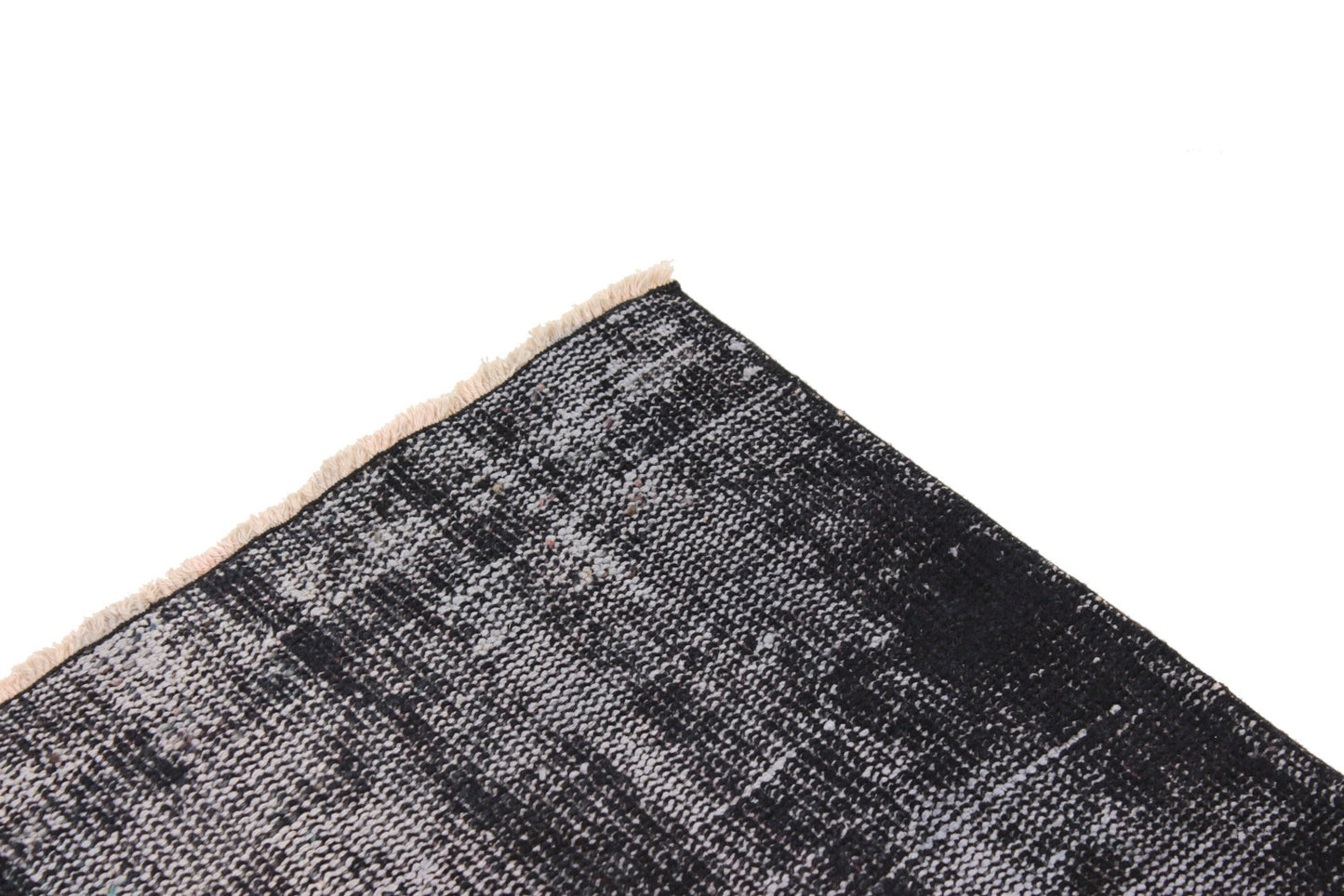 Handmade Black Rug, Distressed Overdye Carpet Rug, 6x9 Vintage Turkish Black Rug, Area Rug 6x9, Living Room Rug ,3277