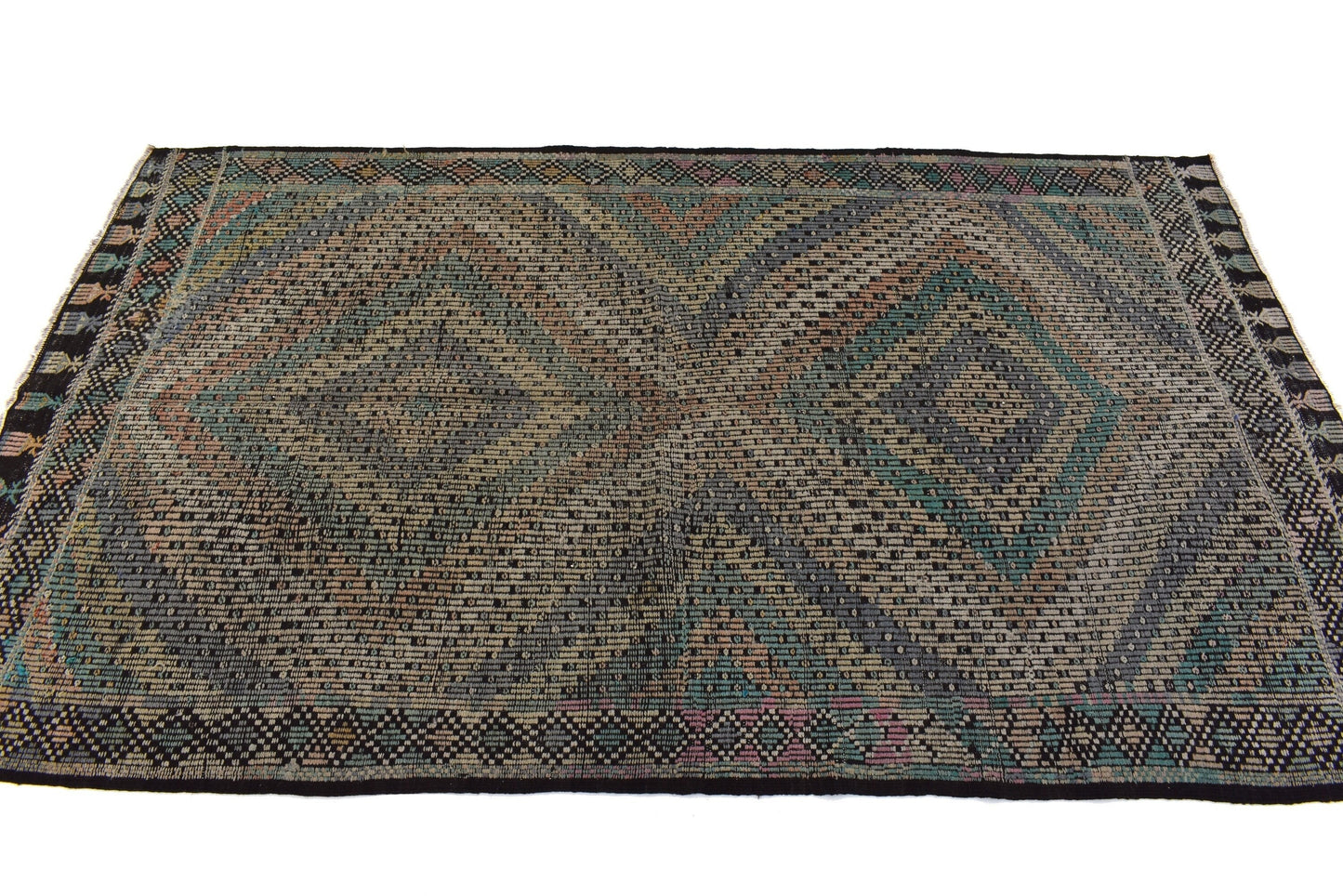 Kilim Rug 5x8, Turkish Handmade Kilim Rug, Area Faded Kilim Rug, Vintage Kilim Rug, Rug Kilim, Scandinavian Rug, Living Room Rug, 3255