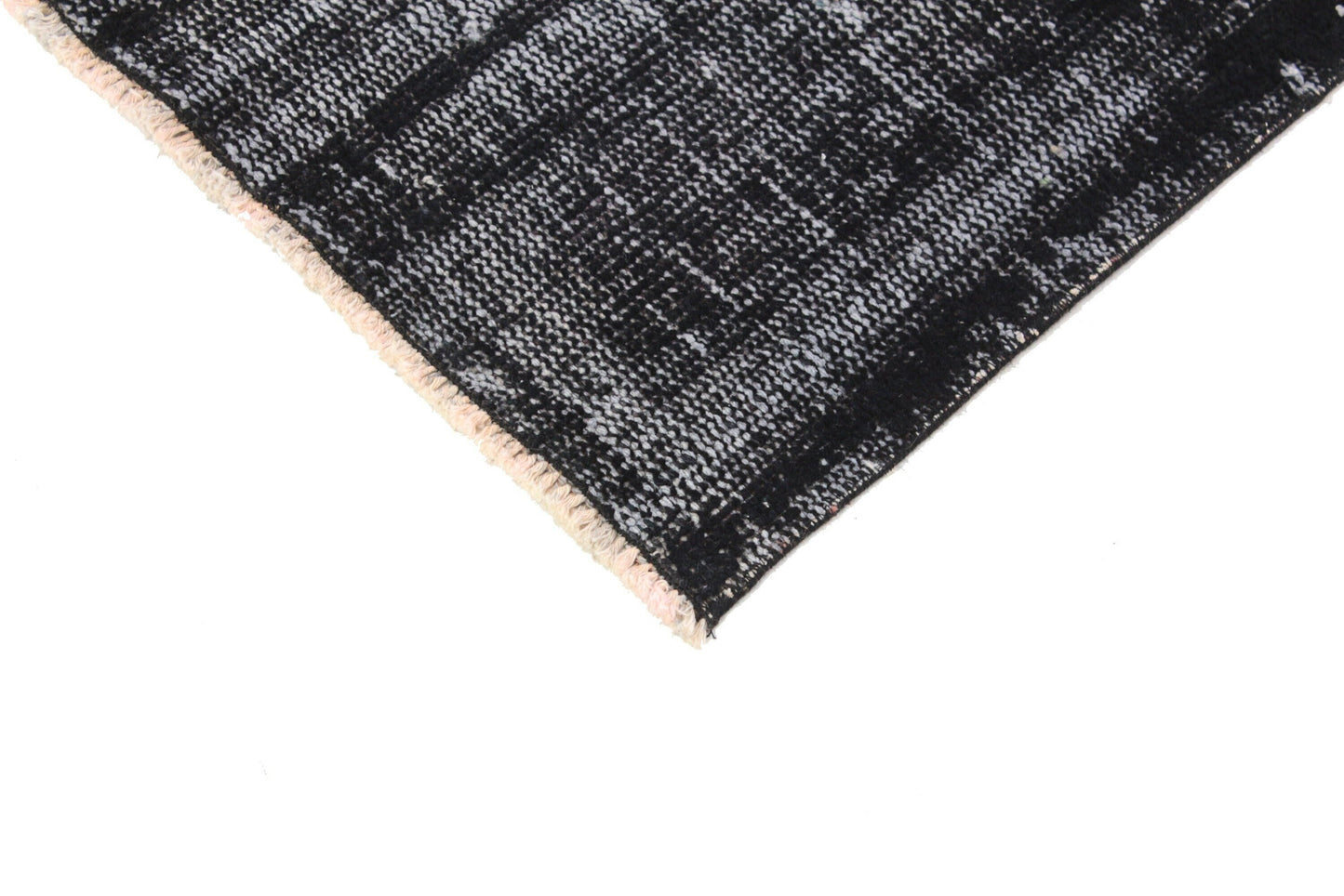 Handmade Black Rug, Distressed Overdye Carpet Rug, 6x9 Vintage Turkish Black Rug, Area Rug 6x9, Living Room Rug ,3277