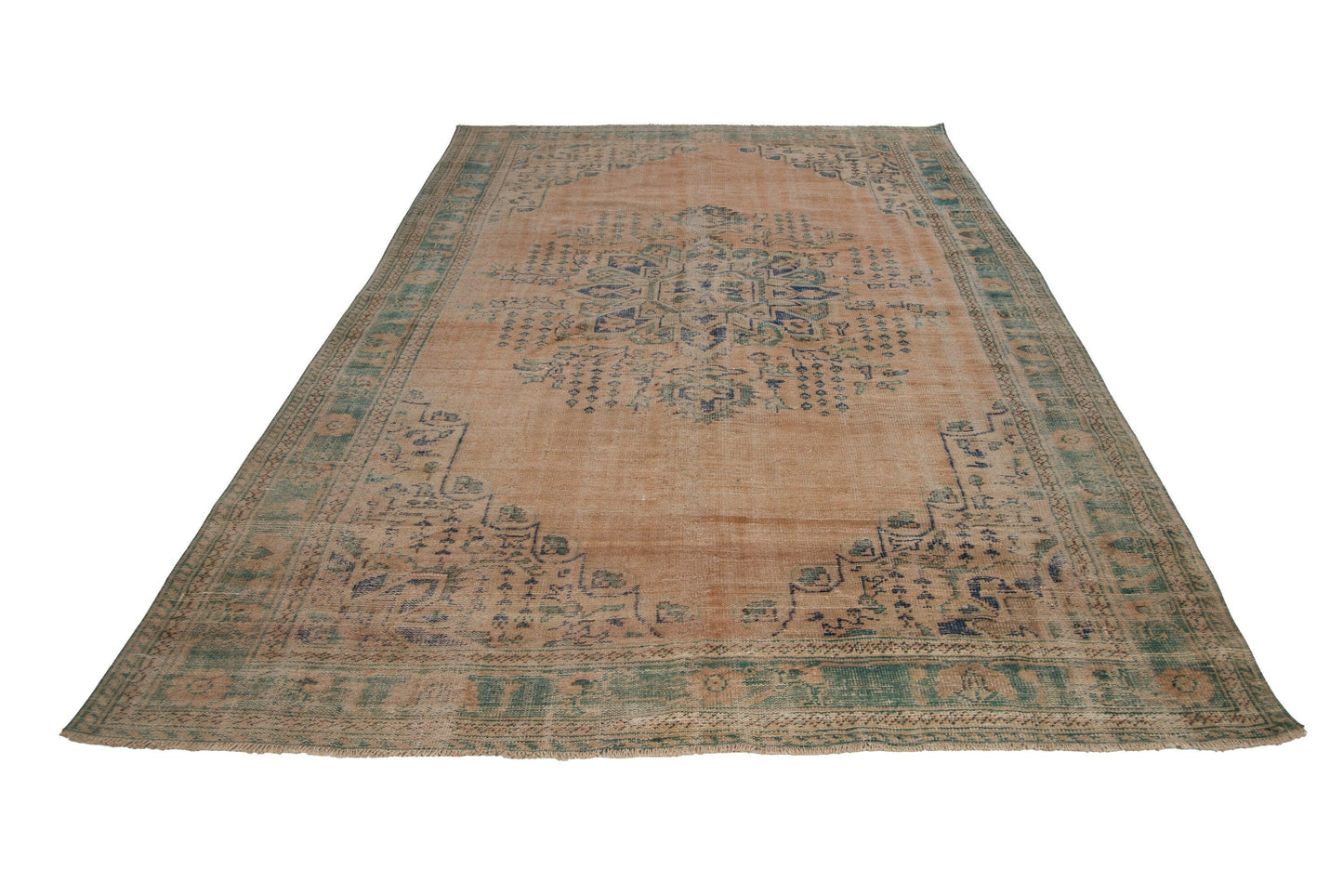 Antique Turkish rug,Distressed Oushak rug,Worn Area rug, 7x11 Large Oushak rug, Carpet rug, Vintage rug 7x11, Bohemian decor, 7724