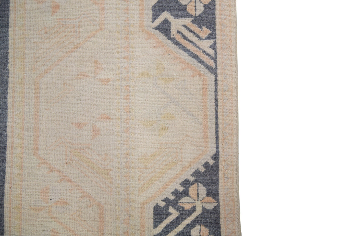 Faded Area Rug, Neutral Turkish Rug, Handmade rug, Oushak Rug, Vintage Rug, Wool Rug, Anatolia rug, Beige rug 5x8, Bedroom rug, 7727