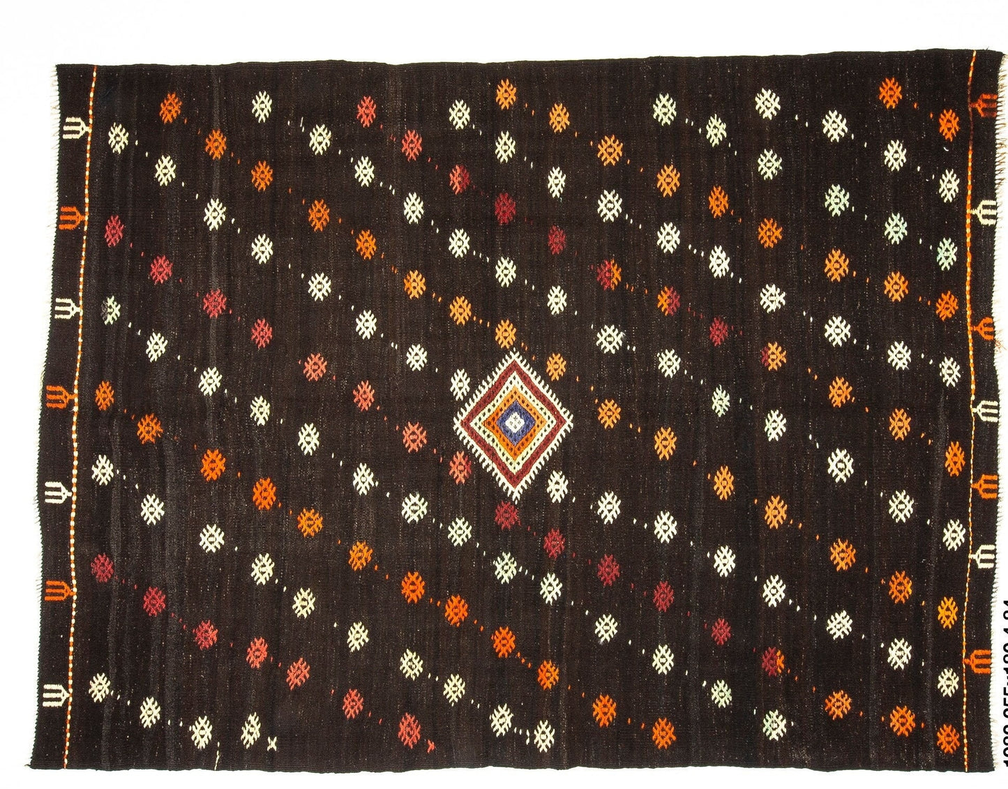 Turkish Kilim Rug 6x8, Vintage Unique Kilim Rug, Handmade Eclectic Kilim Rug, Area Kilim Rug, Bohemian Rug, Bedroom Rug, Rug Kilim, 1982
