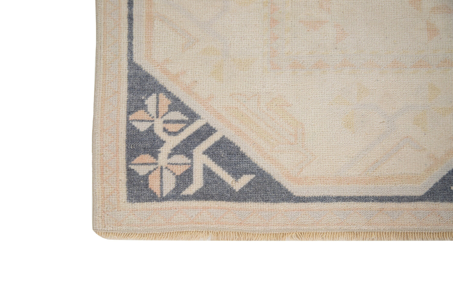 Faded Area Rug, Neutral Turkish Rug, Handmade rug, Oushak Rug, Vintage Rug, Wool Rug, Anatolia rug, Beige rug 5x8, Bedroom rug, 7727