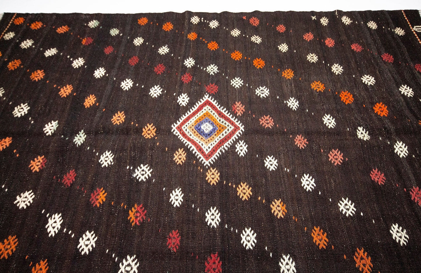 Turkish Kilim Rug 6x8, Vintage Unique Kilim Rug, Handmade Eclectic Kilim Rug, Area Kilim Rug, Bohemian Rug, Bedroom Rug, Rug Kilim, 1982