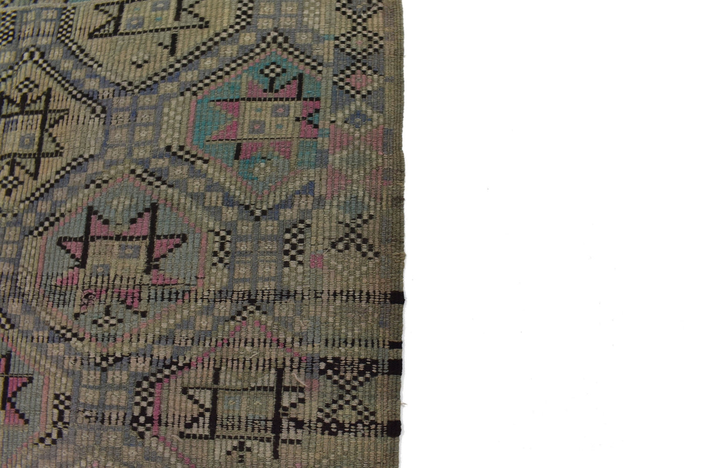 Turkish Kilim, Rug Kilim, Vintage Kilim, Handmade Faded Kilim Rug, Area Muted Kilim Rug, Flat Weave Rug,Kilim Rug 6x10,Living Room Rug, 3228