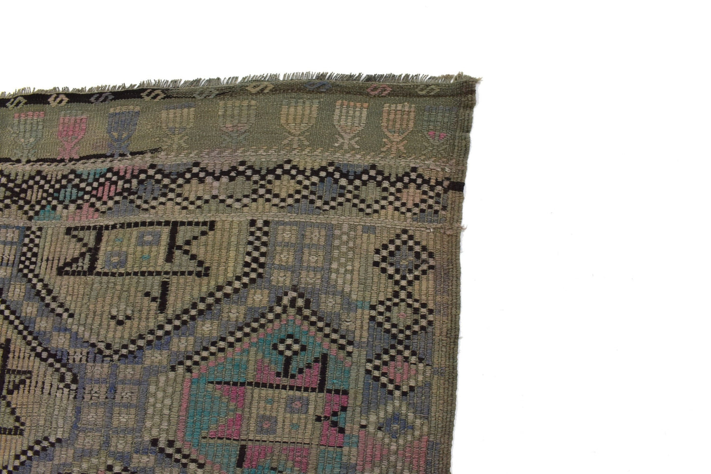 Turkish Kilim, Rug Kilim, Vintage Kilim, Handmade Faded Kilim Rug, Area Muted Kilim Rug, Flat Weave Rug,Kilim Rug 6x10,Living Room Rug, 3228