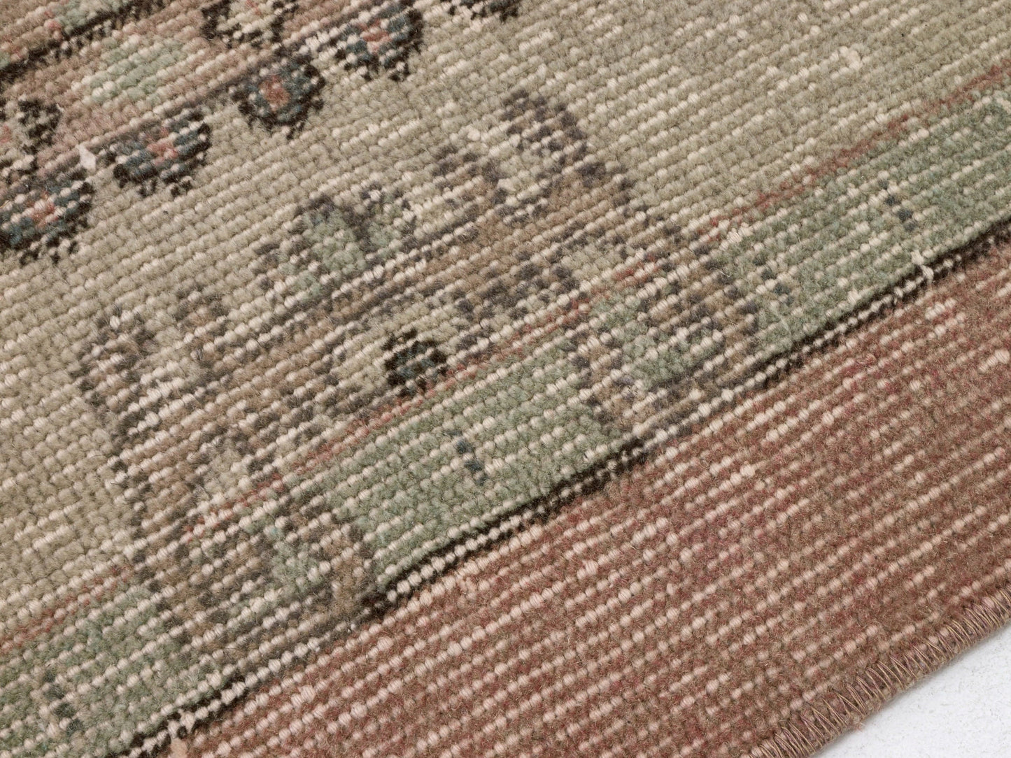 Turkish Oushak Rug, Vintage Faded Rug, Handmade Anatolian Rug, Area Carpet Rug, Ethnic Rug, Wool Rug, Bohemian Rug, Nursery Rug,8676
