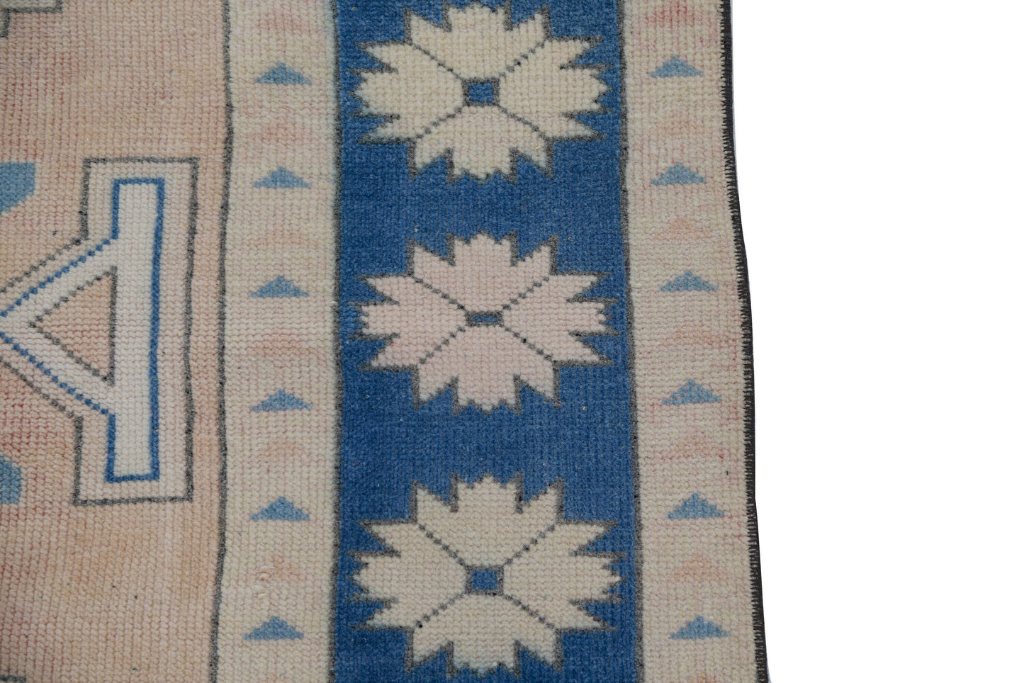 Turkish rug Muted, Neutral Oushak rug, Handmade Vintage rug, Carpet rug, Geometric rug, Floor rug, Area rug 5x7, Bedroom rug, 7290